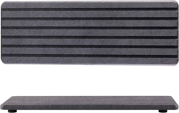 2 PCS Water Absorbent diatomite Coasters, 8.3" x 4" Water Absorbing Stone Tray for Sink, Stone Drying mat for Kitchen Counter, Stone soap Tray Used for Hand Soaps & toiletries & Plants