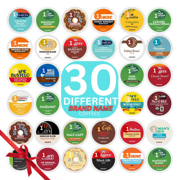 Brand Name Variety Pack Coffee Pods K Cup Sampler for Keurig Brewers