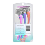 Billie 3-blade disposable razors for women - Malibu set, 3 razors, flexible head, aloe shave soap, matte rubber handle, travel ready