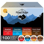 Roast Ridge Single Serve Coffee Pods Variety Pack for Keurig K-Cup Brewers