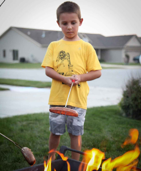 MalloMe s'mores sticks for fire pit long - 5 pack of 32-inch marshmallow roasting sticks
