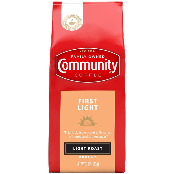 Community Coffee Breakfast Blend, Medium Roast 100% Arabica Ground Coffee, 12oz Bag