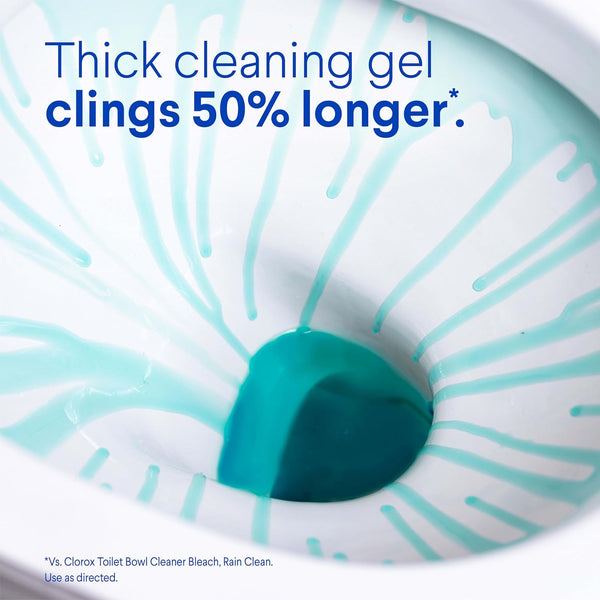 Clorox Toilet Bowl Cleaner Clinging Bleach Gel with Ocean Mist Scent
