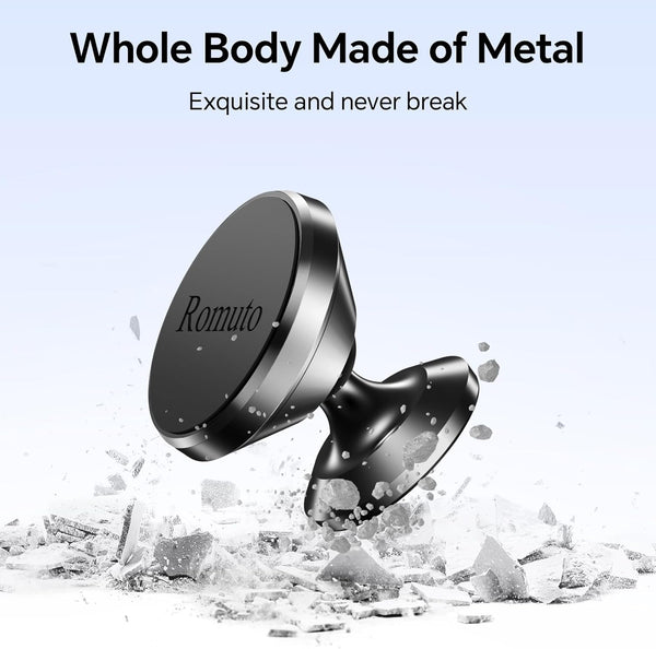 2-Pack Magnetic Phone Holder for Car Dashboard with Strong Magnet