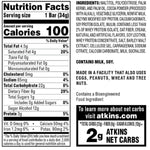 atkins endulge chocolate caramel mousse dessert bar, 5-count 1g sugar high in fiber
