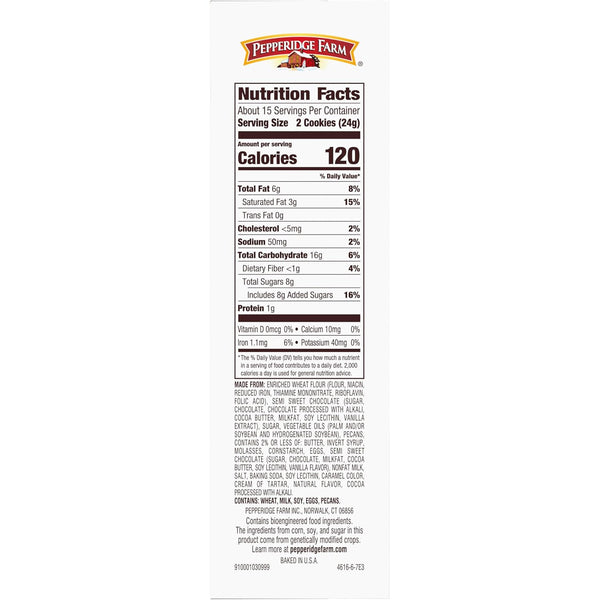 Pepperidge Farm Chocolate Collection, 7 Cookie Varieties, 13-oz Box