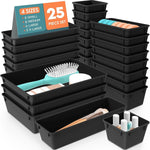 SpaceHacks 25 PCS Plastic Drawer Organizer Set for Storage and Organization