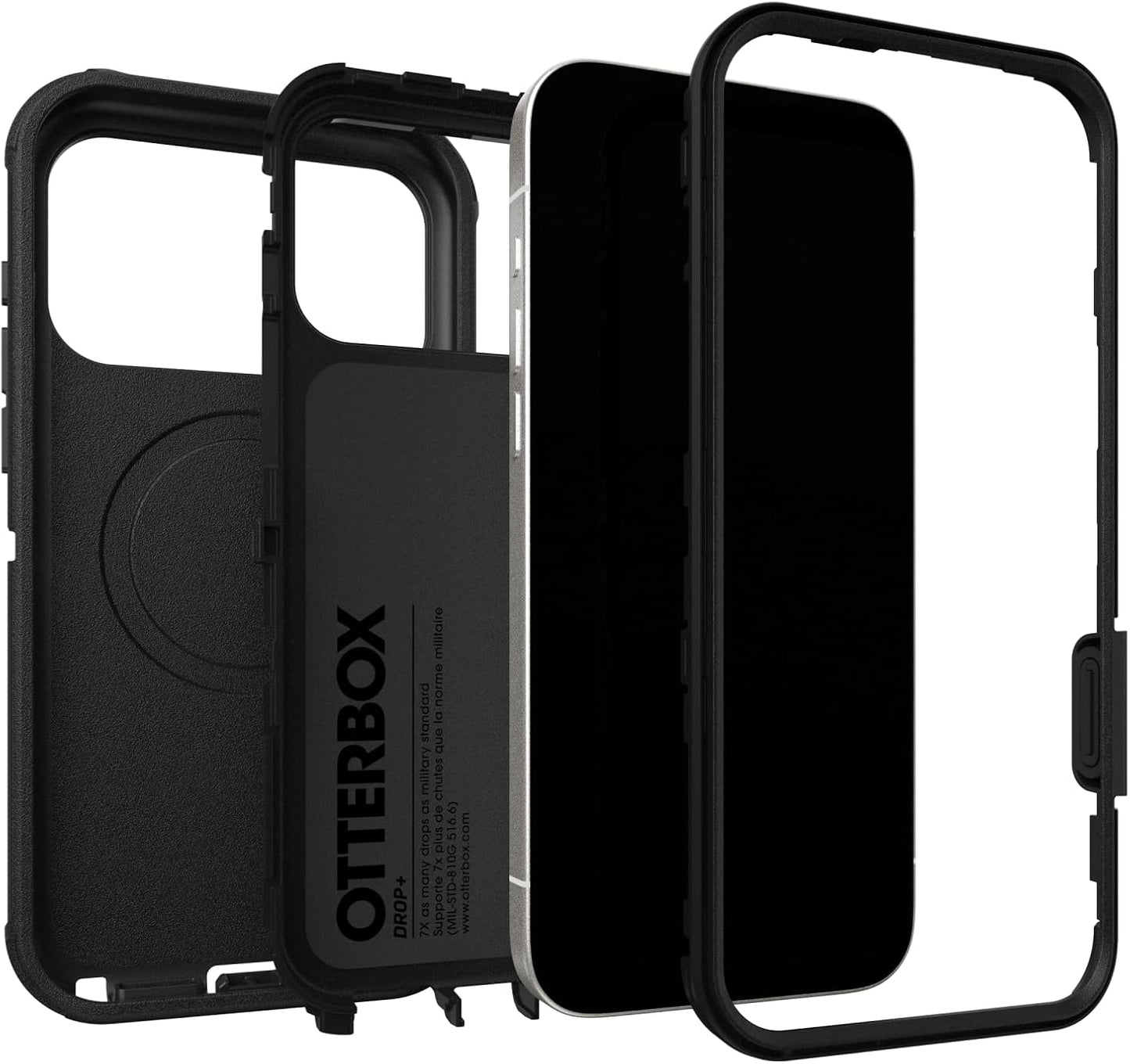 OtterBox iPhone 17 Pro Max Defender Pro Series Case - Black - Rayz Mart