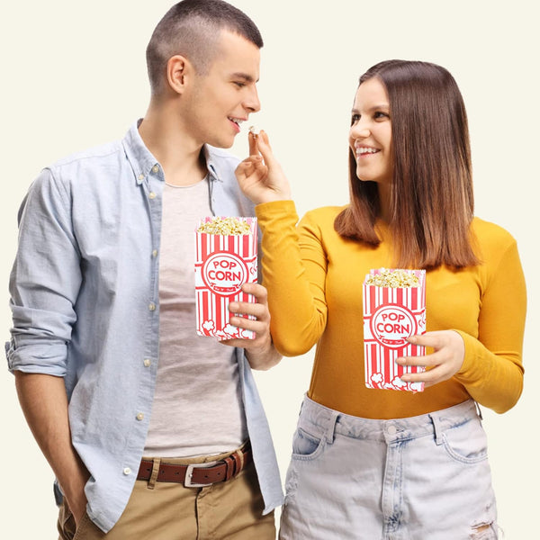 Essenya 202 Pcs Popcorn Bags with Popcorn Scoop and Salt Shaker