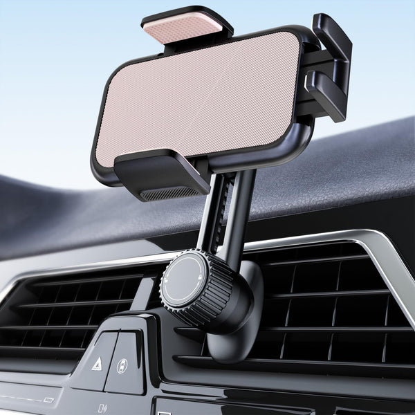 Phone Holders for Your Car: [Never Blocking] Air Vent Cell Phones Mount for iPhone 17 Pro Max & Samsung Android Smartphone [Thick Cases Friendly] Hands-Free Auto Mobile Phone Stand