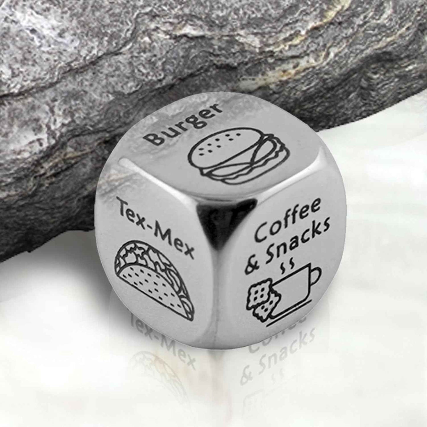 Birthday Anniversary Wedding Gifts for Women Men Him Her, Stainless Steel Food Decider, Couple Boyfriend Girlfriend Date Night Gift for Husband Wife, Christmas Stocking Stuffers White Elephant Ideas