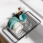 Sakugi Expandable Stainless Steel Dish Rack for Kitchen Sink
