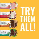 Power Crunch Triple Chocolate Protein Energy Wafer Bars, 12 Count, 1.4 Ounce Each