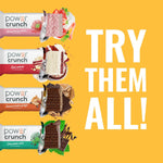 Power Crunch Protein Energy Wafer Bars, French Vanilla Creme, 1.4 Ounce, 12 Count