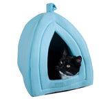 petmaker indoor cat bed with removable foam cushion for small pets