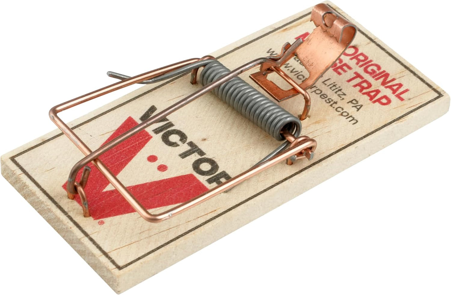 Victor Mouse Traps M150-12, Metal Pedal, Sustainably Sourced FSC Wood, Wooden Mouse Traps, 12 Metal Pedal Traps
