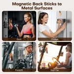 OMOTON TP02 360°Rotating for MagSafe Tripod, Aluminum Magnetic Phone Tripod for iPhone 17/16/15 Pro Max Air Women Men, Foldable Cell Phone Stand Fits Vlog, Gym, Travel Accessories Gift for Fathers Day