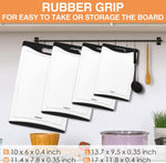 Set of 4 Extra Large Plastic Cutting Boards for Kitchen
