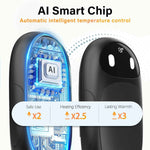 Hand Warmers Rechargeable 2 Pack, AI Smart Chips 20Hrs Long Safe Heat, Magnetic Electric Hand Warmers, Gifts for Christmas, Outdoor, Golf, Hunting, Camping Accessories