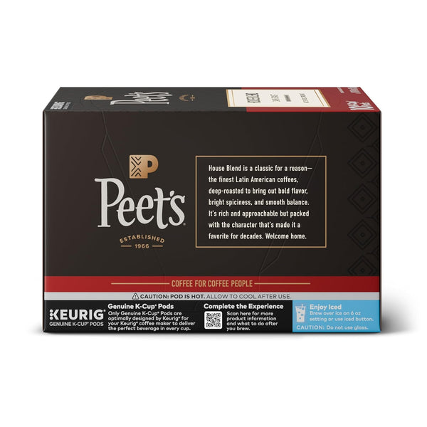 Peet's Coffee Keurig K-Cup Pods Dark Roast Variety Pack 100% Arabica Coffee