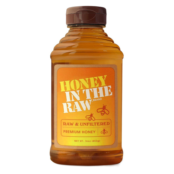 In The Raw Organic Honey, 14 oz Squeeze Bottle, Pure Raw & Unfiltered, No Additives, Gluten and BPA Free, USDA Certified