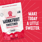 Lakanto Classic Monk Fruit Sweetener with Allulose, Gluten Free, Zero Calorie, Low Carb, Non GMO, Keto, 1 lb White Sugar Substitute