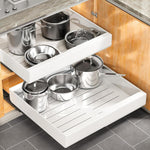 Kitstorack Pull out Cabinet Organizer for Kitchen Base Cabinet Organization