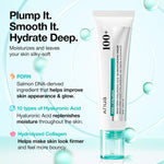 anua pdrn hyaluronic acid 100 moisturizing cream lightweight hydrating moisturizer with salmon pdrn