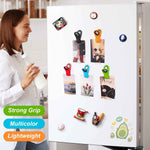 12 Pack Chip Clips Bag Clips, Magnetic Bag Clip for Food Storage Heavy Duty, Plastic Food Clip for Chips, Snack, Kitchen, Refrigerator, Garden, Sewing, Fabric, Clothes Pins