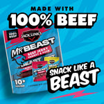 Jack Link's x MrBeast Beef Jerky Variety Pack, 6 Pack, 5.4 oz Bags, Ready to Eat Protein Snacks
