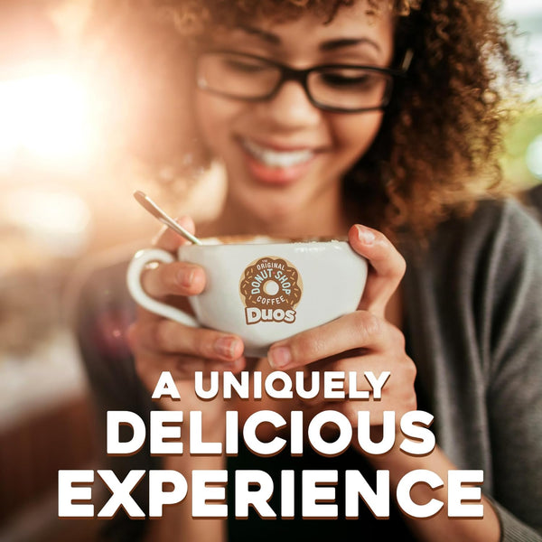 The Original Donut Shop Duos Nutty + Caramel Coffee Keurig K-Cup Pods 60 Count
