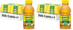 Mott's 100% Original Apple Juice, 8 Fl Oz Bottles, 24 Count (4 Packs Of 6), 2 Servings Of Fruit, 100% Fruit Juice, Gluten-free, Caffeine-free, Kosher, Contains No Artificial Colors Or Sweeteners