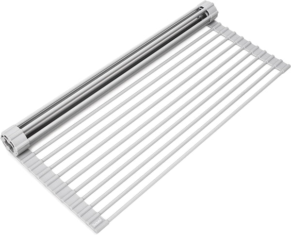 20.5 x 13.1 Inch Roll-Up Dish Drying Rack for Large Kitchen Sinks