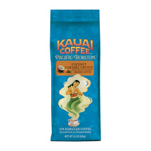 Kauai Coffee Ground Coffee – Smooth, Rich, Medium Roast – 10% Hawaiian Arabica with Coconut Caramel Crunch – 10oz Pack