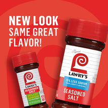 Lawry's 25% Less Sodium Seasoned Salt, 8 oz, Kosher Certified, No MSG Added, All-Purpose Seasoning for Beef, Pork, or Poultry