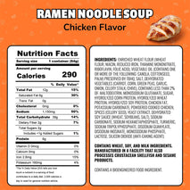 Maruchan Instant Lunch Ramen Noodles, Chicken Flavor - Japanese-Style Instant Noodle Soup, Ready in 3 Minutes