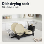 Amazon Basics Stainless Steel Dish Drying Rack for Kitchen Counters