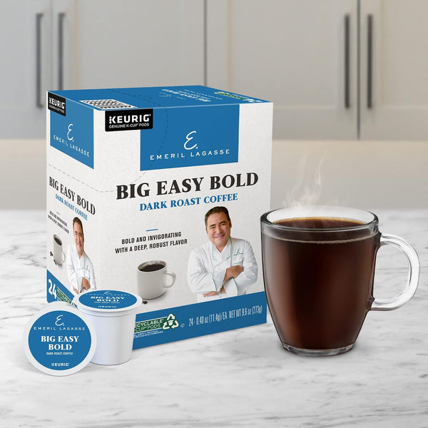 Emeril Big Easy Bold Keurig Single-Serve K-Cup Pods, Dark Roast Coffee