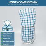 8 Pcs Kitchen Dish Rags,100% Cotton Soft Absorbent Quick Drying Dish Cloths for Kitchen,Washing Dishes,Cleaning rags-11 x 11In
