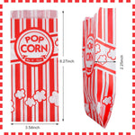 500 Pieces Paper Popcorn Bags for Machine Maker Cart Supplies
