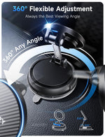 ANDERY Only for iPhone Magsafe Car Mount Charger [15W Fast Wireless Charge, 78+LBS Strong Suction & 2400gf Magnetic] 360° Adjustable Car Phone Holder, Phone Holders for Your Car Dash Accents Accessory