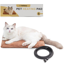 Pet Heating Pad for Cats and Dogs, Waterproof, Constant Temperature, Brown, 16 x 13 Inch