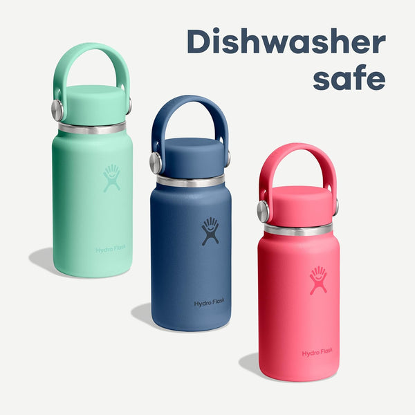 Hydro Flask Micro Bottle 6.7 Oz Trillium Pink Insulated Mini Leak Proof Flask