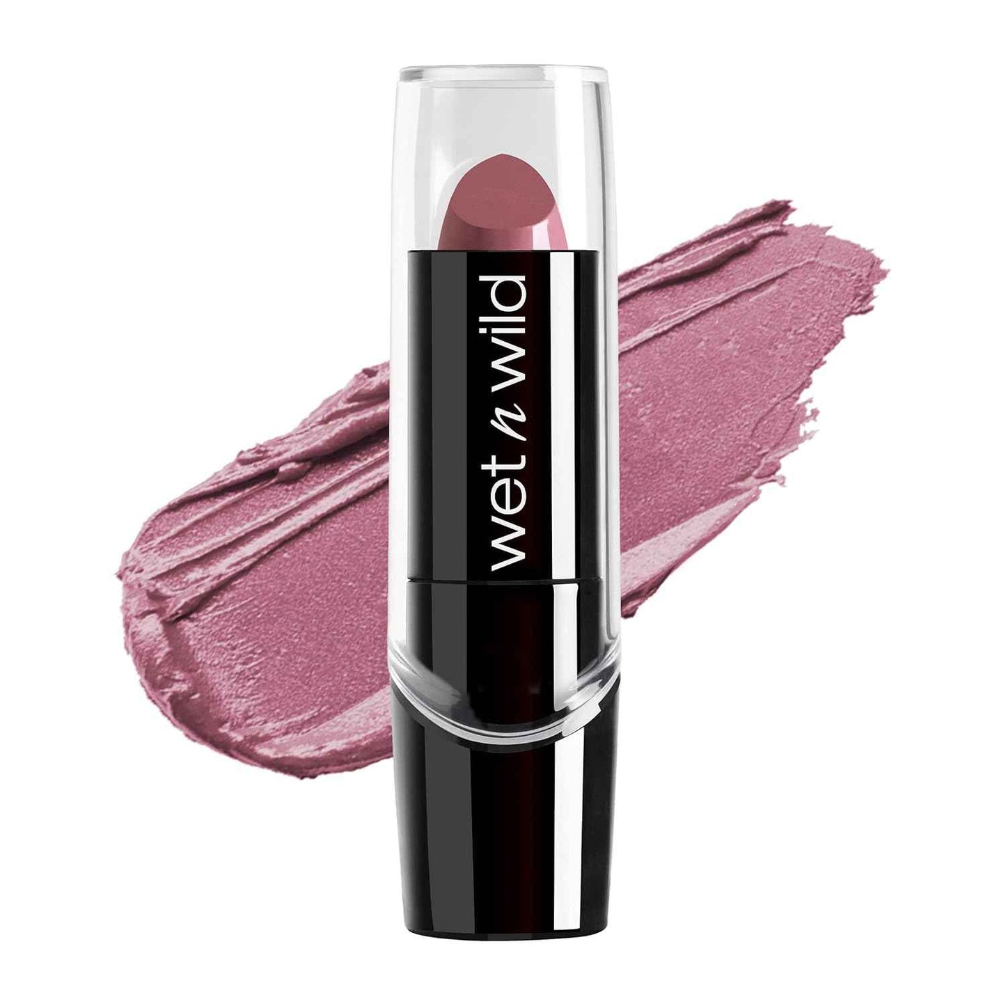 wet n wild Silk Finish Lipstick, Hydrating Rich Buildable Lip Color, Formulated with Vitamins A,E, & Macadamia for Ultimate Hydration, Cruelty-Free & Vegan - Cherry Frost