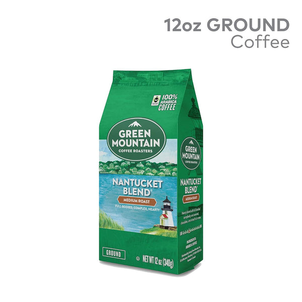 Green Mountain Coffee Roasters Nantucket Blend Fair Trade Certified Ground Coffee 12oz Medium Roast