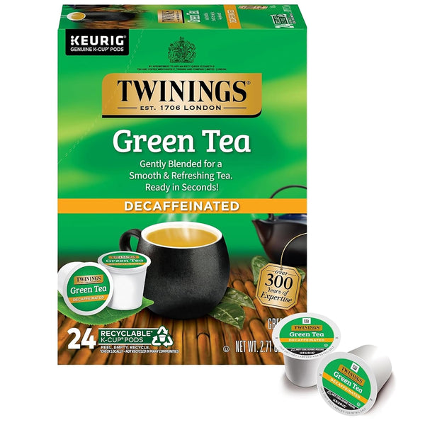 Twinings Lemon and Ginger Herbal Tea K-Cup Pods for Keurig, 24 Count