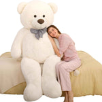 MaoGoLan Giant Teddy Bear 4 Feet,Adorable and Cuddly Big Bear Stuffed Animal 47", Classic Teddy Bear Plush Gift Decoration for Baby Shower,Party,Birthday,Valentines Day,Tan