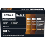 rxbar variety pack, 18.3oz box, 10 count, 12g protein snack bars