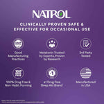 Natrol Fast Dissolve Melatonin 1 mg, Sleep Support for Adults