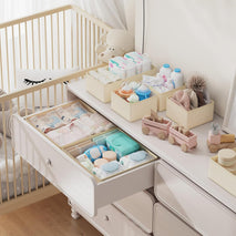 18-pack drawer organizer for nursery and bedroom storage